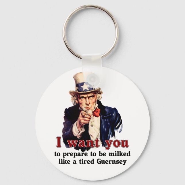 uncle Sam wants you Key Ring (Front)