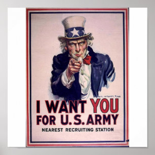 "Uncle Sam Wants You" Poster