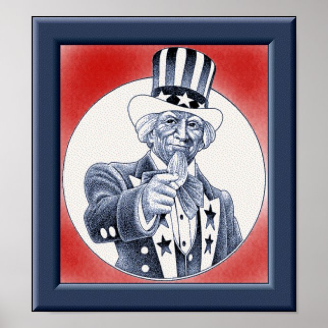 Uncle Sam Wants You Poster (Front)
