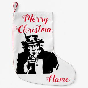 Uncle Sam Wants You Thunder_Cove  Small Christmas Stocking