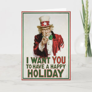 Uncle Sam wants You to have Happy Holiday