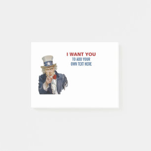 Uncle Sam Wants You To Make Your Own Post-it Notes