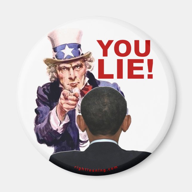 Uncle Sam You Lie Magnet (Front)