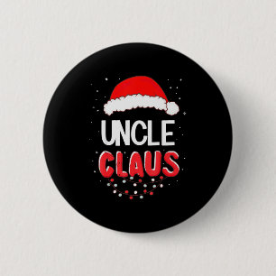 Uncle Santa Claus Christmas Matching Costume 6 Cm Round Badge