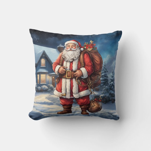 Uncle Santa Cushion (Front)
