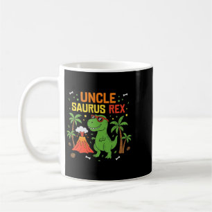 Uncle Saurus Rex Dinosaur Uncle Pun Coffee Mug