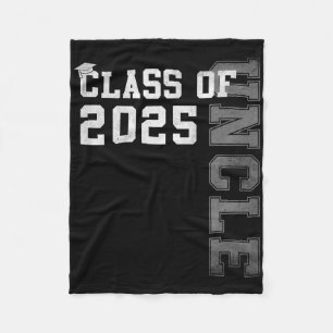 Uncle Senior 2025 Proud Uncle Of A Cl Of 2025 Grad Fleece Blanket