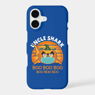 Uncle Shark Boo Boo Shirt Pumpkin Halloween Uncle