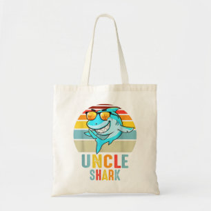 Uncle Shark Shirt Shark Family Happy Mother's Day Tote Bag