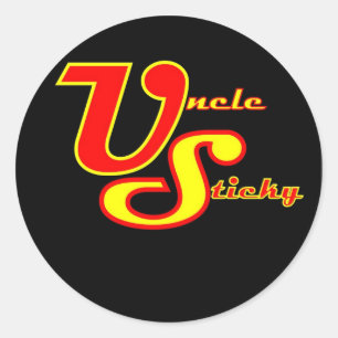 Uncle Sticky Round Sticker