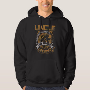Uncle The Man The Myth The Fishing Legend Father's Hoodie