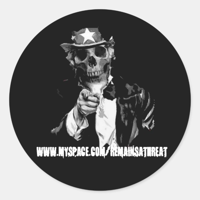 uncle threat sticker (Front)