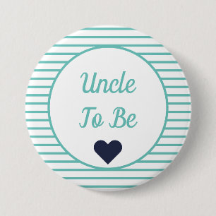 Uncle To Be Baby Shower Button