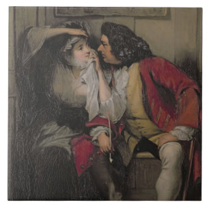 Uncle Toby and Widow Wadman Ceramic Tile