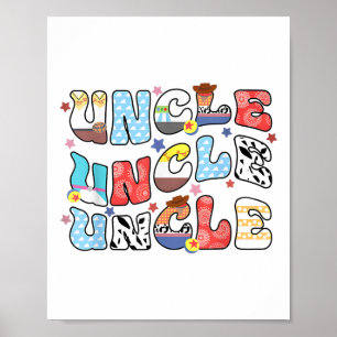 Uncle Toy Funny Story Grandpa Fathers Day Womens M Poster