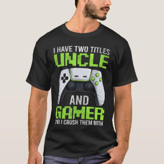 Uncle Video Game Gamer Funnyshirts Men Gaming Geek T-Shirt