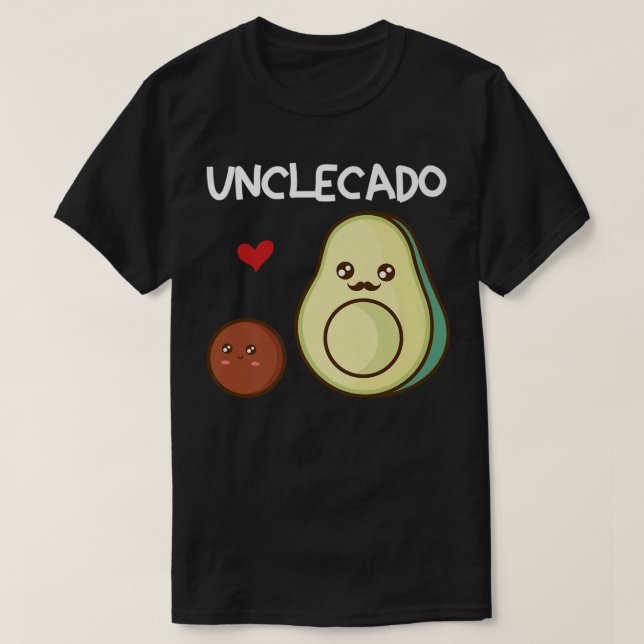 Unclecado Uncle Avocado Pregnancy Announcement Avo T-Shirt (Design Front)