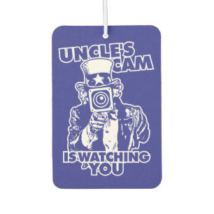 Uncle's Cam is Watching You Car Air Freshener