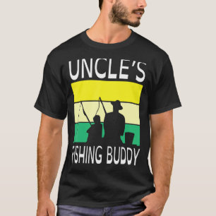 Uncle's Fishing Buddy Happy Day Grandpa Father Pap T-Shirt