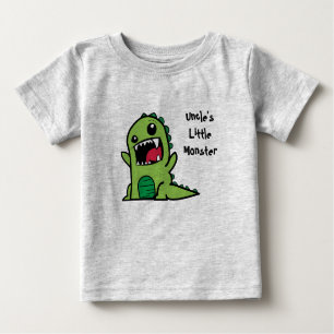 Uncle's Little Monster Baby T-Shirt