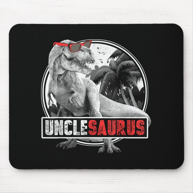 Unclesaurus Dinosaur Uncle Saurus Mouse Pad (Front)