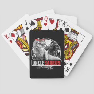 Unclesaurus Dinosaur Uncle Saurus Playing Cards