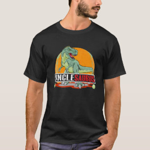 UNCLESAURUS T Rex Dinosaur Uncle Saurus Birthday V T-Shirt