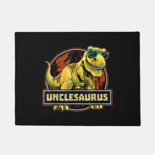 Unclesaurus T rex Uncle Saurus Dinosaur Doormat