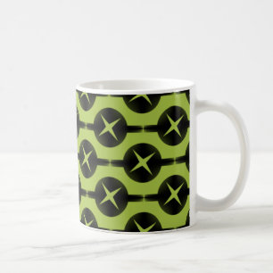 Uncommon Circles Mug, Lime Green Coffee Mug