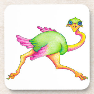Uncommon Ostrich Coaster