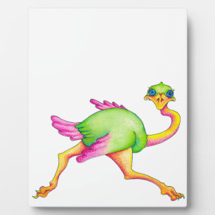 Uncommon Ostrich Plaque