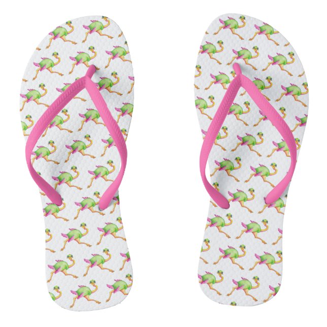 Uncommon Ostrich Thongs (Footbed)