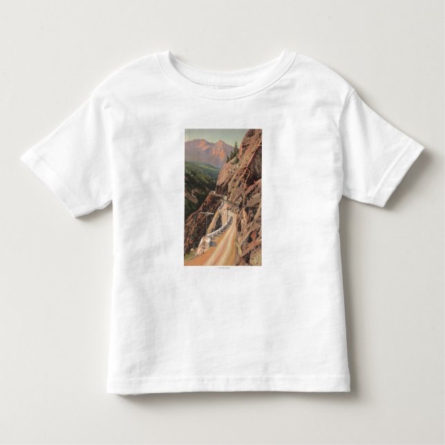 Uncompahgre Gorge and Million Dollard Highway Toddler T-Shirt (Front)