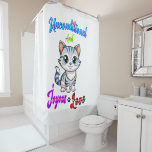 Unconditional And Joyous Love Shower Curtain