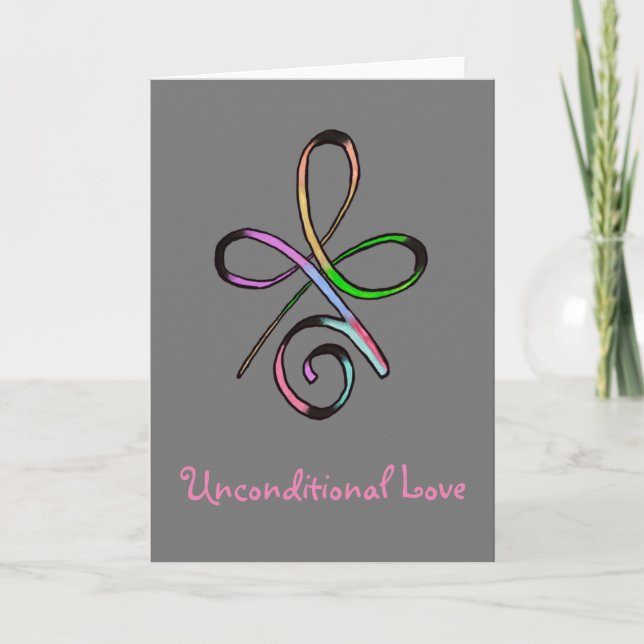 Unconditional Love  Card (Front)
