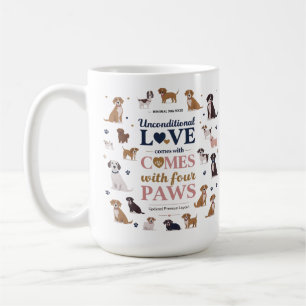 Unconditional Love Comes with Four Paws – Classic Coffee Mug