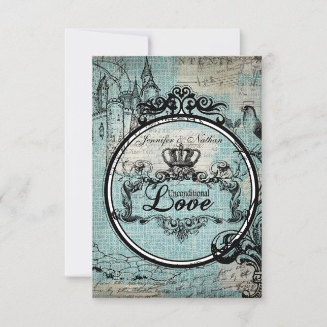 Unconditional Love RSVP Card (Front)