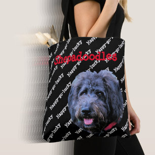 Unconditional Love Shepadoodles Happy-go-lucky Tote Bag