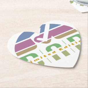 Unconditional Love: The Heart of Fatherhood Paper Coaster