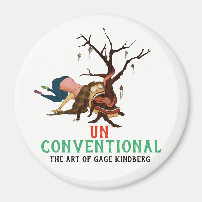 "UNconventional" Christmas Magnets (Front)