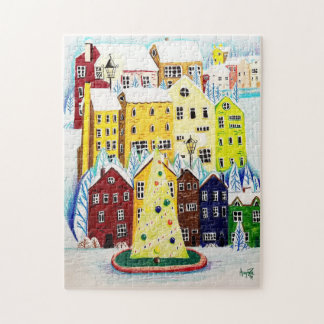 UNconventionally Cosy Christmas Town - PUZZLE! Jigsaw Puzzle
