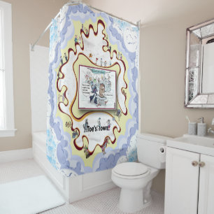 Uncorked Matrimony Wedding Shower Curtain