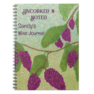 Uncorked & Noted Personalised Wine Notebook