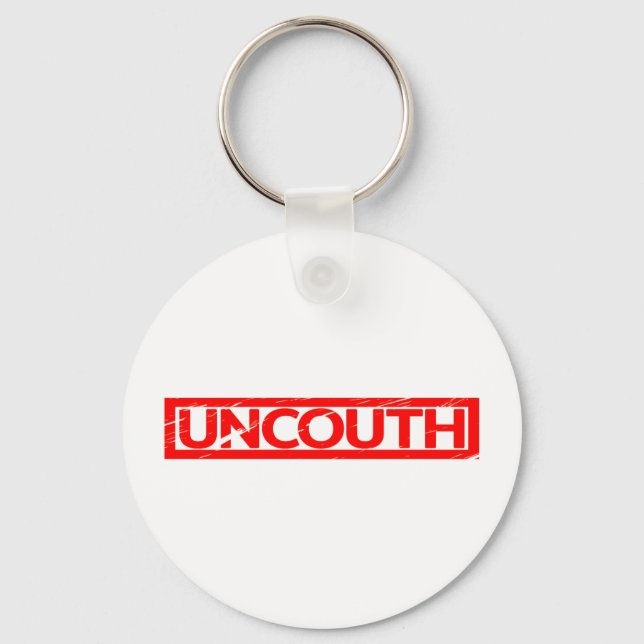 Uncouth Stamp Key Ring (Front)