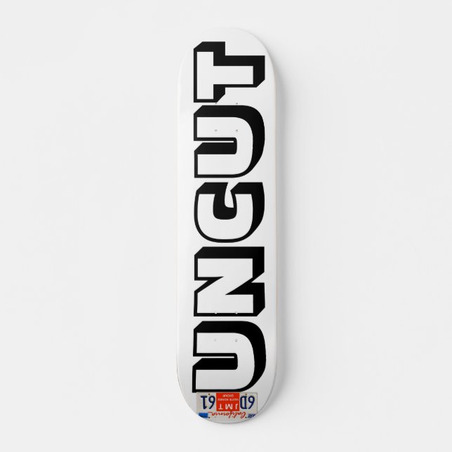 UNCUT  JMT 7 3/4" Skateboard Deck (Front)