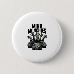 Undead Brain Feast Vintage Zombie Hands Horror Shi 6 Cm Round Badge