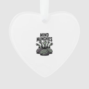 Undead Brain Feast Vintage Zombie Hands Horror Shi Ornament