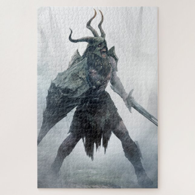 Undead Draugr Warrior Jigsaw Puzzle (Vertical)