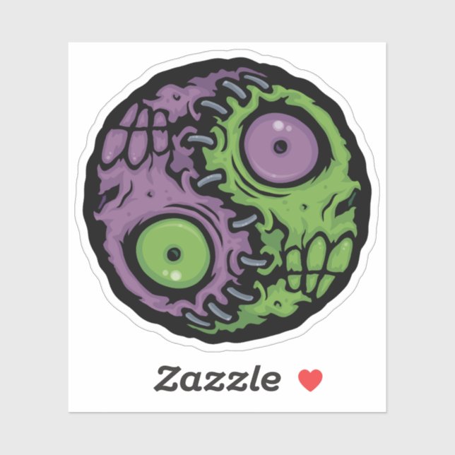 Undead Harmony: Zombie Yin Yang Symbol (Sheet)
