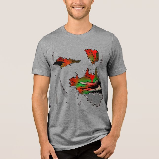 Undead Reveal Tri-Blend Shirt (Front)